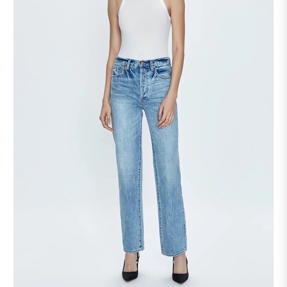 PISTOLA super high rise straight Cassie 32 - Picture 6 of 7